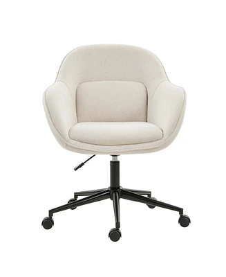 Jose Office Chair Durable Metal Base with Rolling Casters
