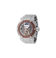 Invicta Men's 47706 Coalition Forces Automatic 2 Hand Silver, Brown, Rose Gold Dial Watch