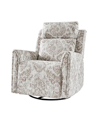 Alfons Swivel And Rocker Power Recliner With Headrest