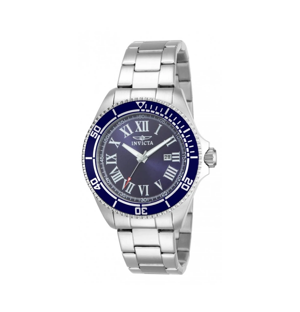 Invicta Men's 14999 Pro Diver Quartz 3 Hand Blue Dial Watch