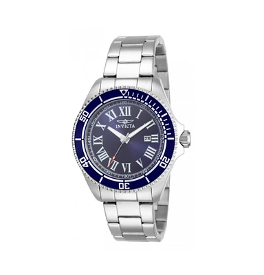 Invicta Men's 14999 Pro Diver Quartz 3 Hand Blue Dial Watch
