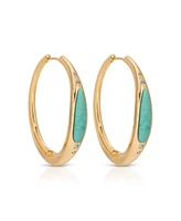 Ettika Turquoise Solstice Hoops
