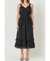 endless rose Women's Ruffled Maxi Dress