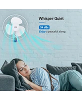 Commercial Cool 16 inch Wall Fan with Remote, White