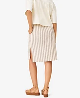 Cable & Gauge Women's Linen Blend Maxi Skirt