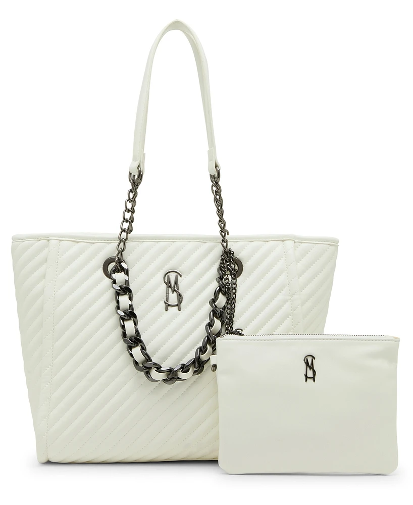 Steve Madden Bkattt-h Large Tote Bag with Pouch