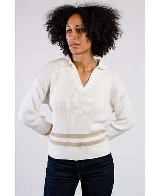 Able Women's Jenna Polo Sweater