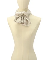 Coach Women's Textured Signature Print Silk Square Scarf