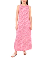 Vince Camuto Women's Ditsy-Print Sleeveless Maxi Dress