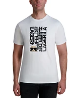 Karl Lagerfeld Paris Men's Choupette Logo Graphic T-Shirt