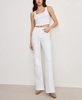 Good American Women's Good Legs High Rise Flare Jeans
