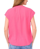 Vince Camuto Women's Lace-Up Dolman-Sleeve Top