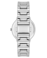 Anne Klein Women's Quartz Essential Round Silver-Tone Metal Alloy Watch, 32mm