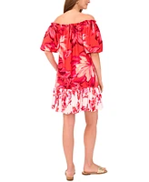 Vince Camuto Women's Tie-Neck Off-The-Shoulder Dress