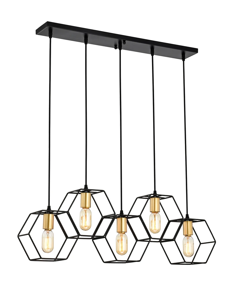 Home Accessories 33" Berenice 5-Light Indoor Chandelier