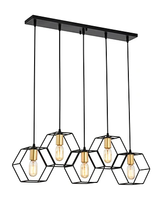 Home Accessories 33" Berenice 5-Light Indoor Chandelier