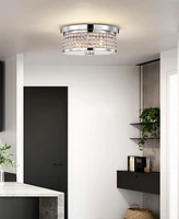 Home Accessories 12" Pieni 2-Light Indoor Semi-Flush Mount Ceiling Light