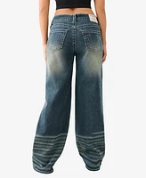 True Religion Women's Bobbi Big T Baggy Jeans