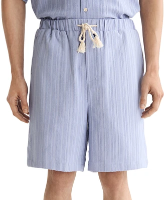 Scotch & Soda Men's Tonal Stripe Drawstring Shorts