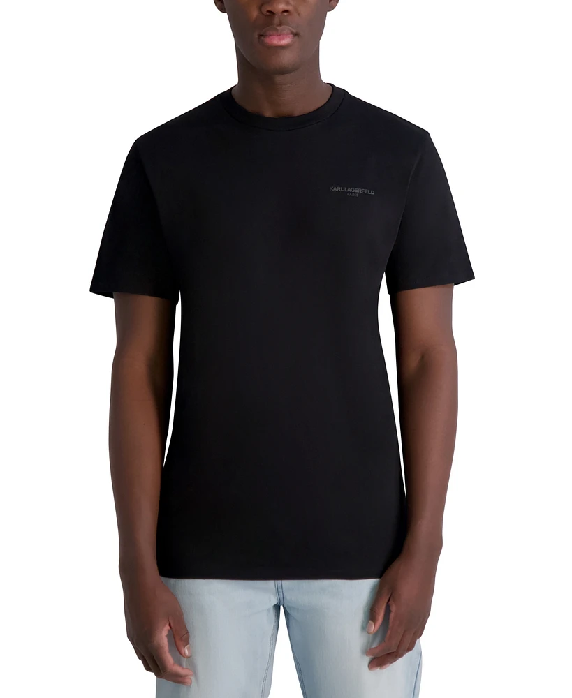 Karl Lagerfeld Paris Men's Core Small Logo T-Shirt