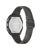 adidas Unisex Digital Black Stainless Steel Watch, 36mm
