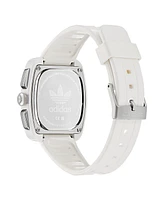 adidas Unisex Chronograph White Polyurethane Watch, 39mm