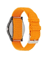 adidas Unisex Analog Orange Nylon Watch, 39mm