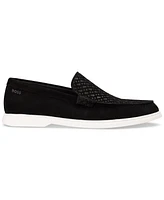 Boss by Hugo Men's Sienne Embossed Monogram Loafer