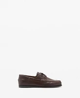 Mango Men's Leather Nautical Shoes
