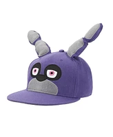Five Nights at Freddy's Men's Bonnie Face Blue Snapback Hat