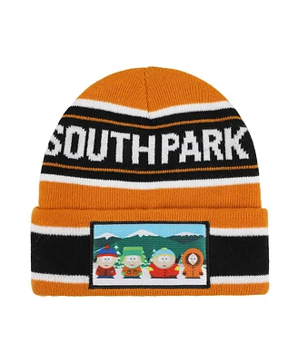 South Park Men's Main Characters Orange & Black Cuff Beanie