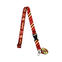 Gryffindor Characteristics Tie Inspired Sublimation Print Metal Enamel Charm