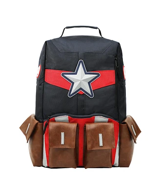 Marvel Captain America Suit Up Character 18” Backpack