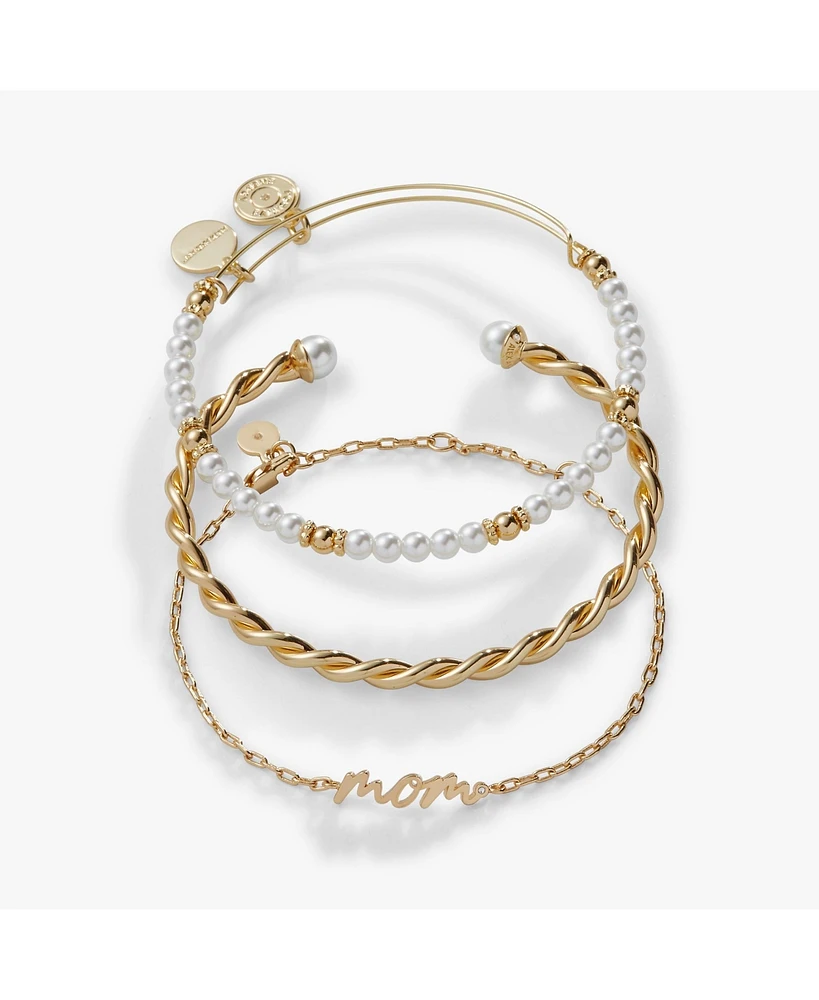 Mom Script Bracelet Set Of 3