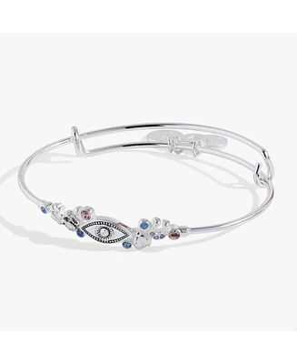 Evil Eye Inline Bangle Bracelet