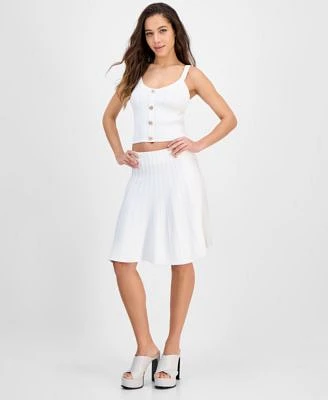 Guess Womens Emmie Tank Top Sweater Skirt