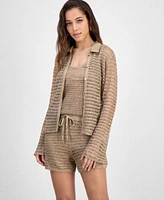Guess Womens Bella Knit Shirt Tank Top Shorts