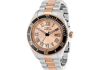 Invicta Men's 15001 Pro Diver Quartz 3 Hand Rose Gold Dial Watch