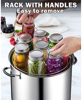 Cook N Home 12-inch Canning Rack, Stainless Steel Steamer Canning Jar Rack
