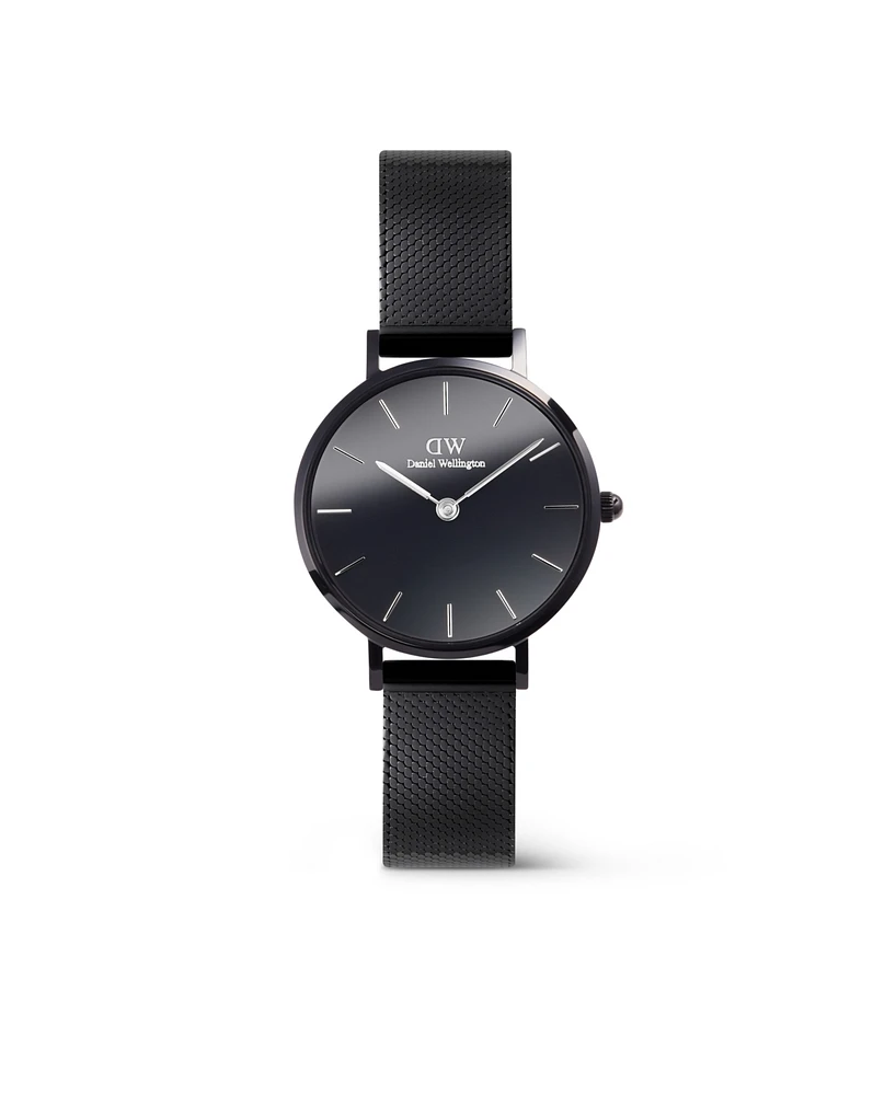 Daniel Wellington Women's Analog Black Stainless-Steel Watch, 28mm