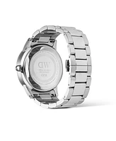 Daniel Wellington Men's Analog Silver Tone Stainless-Steel Watch