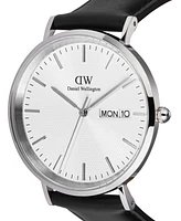 Daniel Wellington Men's Analog Leather Watch