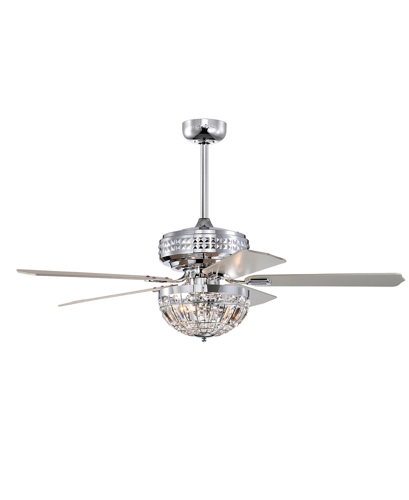 Home Accessories 52" Alora 3-Light Indoor Ceiling Fan Chandelier