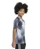 adidas Big Boys Short Sleeve Poly Motion Gradient T-Shirt