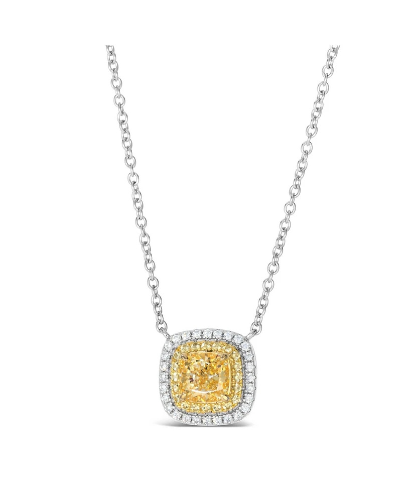Anna Zuckerman Lucia Brilliante Necklace in Canary Yellow