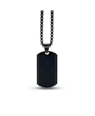 Anna Zuckerman Noctis Textured Tag Necklace