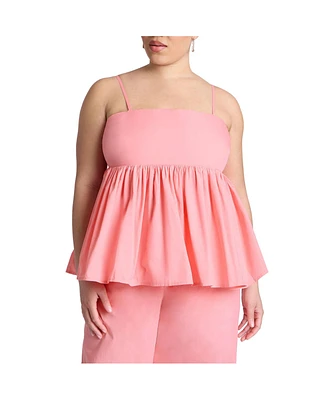 Eloquii Plus Peplum Cami Top