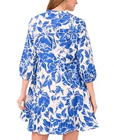 Sam & Jess Women's Cotton Printed Babydoll Dress