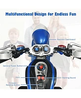 6V Powered Toddler 3-Wheel Motorbike Ride On Toy with Horn and Headlight