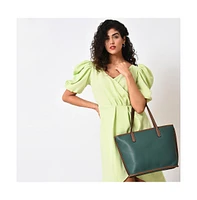 Women's Green Glamour Tote Bag Set